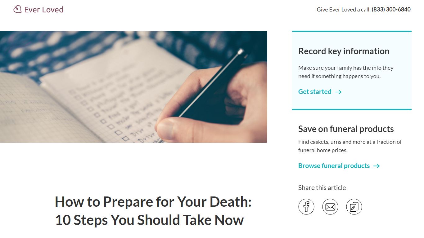 How to Prepare for Your Death: 10 Steps You Should Take Now