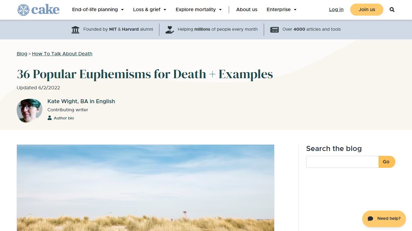 36 Popular Euphemisms for Death + Examples | Cake Blog